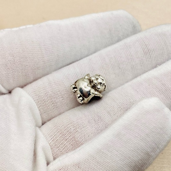 EUC Pandora 790528 Sterling Silver Spring Easter Chicken Animal Bead - Picture 5 of 8